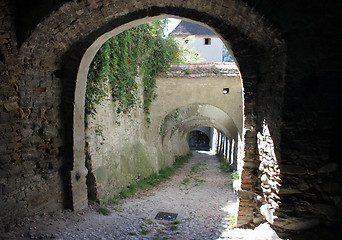 Image showing Biertan alley