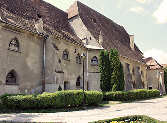 Image showing Saxon buiding in Sighisoara