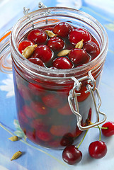 Image showing cherry compote