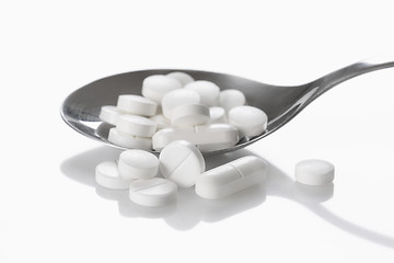 Image showing white pills