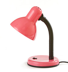 Image showing pink table lamp