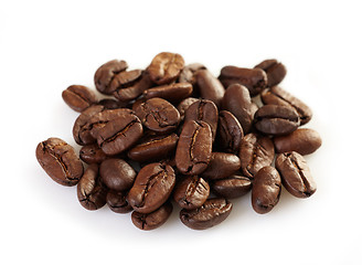 Image showing coffee beans macro