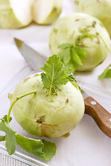 Image showing fresh kohlrabi