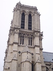 Image showing Outside Notre Dame