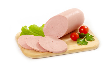 Image showing boiled sausage 