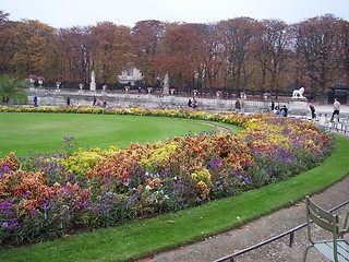 Image showing Luxemburg Garden in Paris