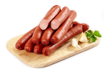 Image showing smoked sausages