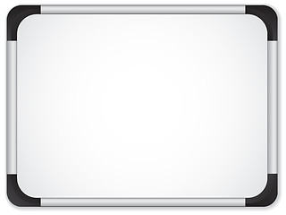 Image showing Whiteboard Metal Border. Insert your message