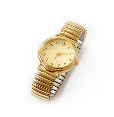 Image showing gold watch