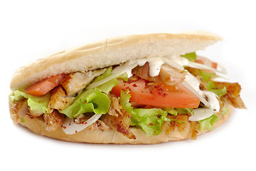 Image showing kebab sandwich