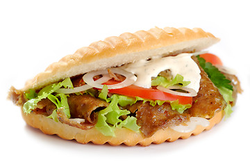 Image showing kebab sandwich