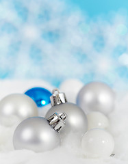 Image showing christmas baubles