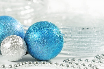 Image showing christmas baubles