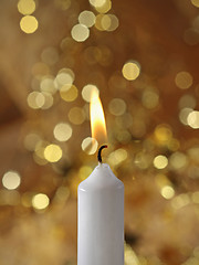 Image showing burning candle