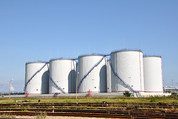 Image showing Oil storage