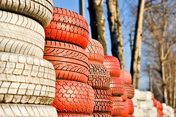 Image showing old tires