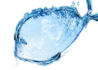 Image showing Water splashing