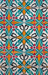 Image showing Old tiles detail 