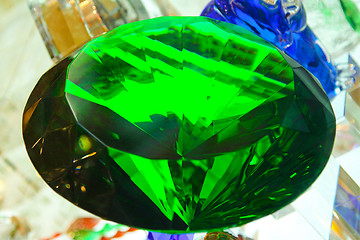 Image showing Green diamond