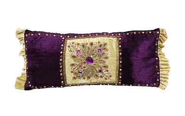 Image showing Purple pillow