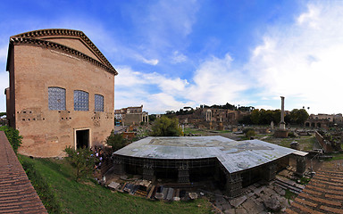 Image showing forum romanum ruins