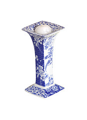 Image showing Blue candlestick