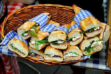 Image showing Sandwiches