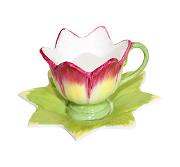 Image showing Flower teacup