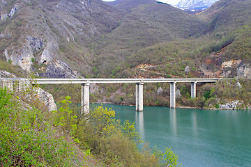 Image showing Bridge at Drina river