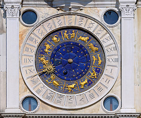 Image showing San Marco astrology clock