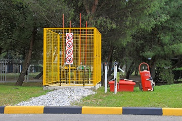 Image showing as station reservoir pipes