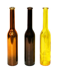 Image showing Glass bottles