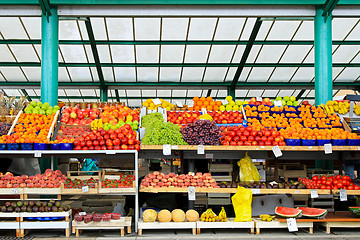 Image showing Fruit market