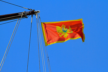 Image showing Montenegro flag