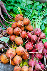 Image showing Beetroot pile