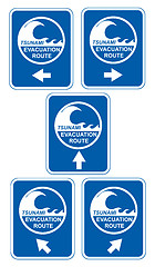 Image showing Tsunami evacuation