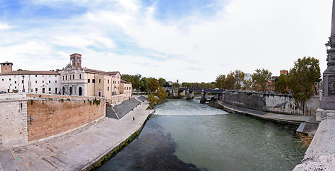 Image showing ponte palatino rome