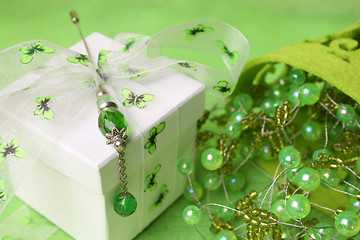 Image showing Gift Box with Pin