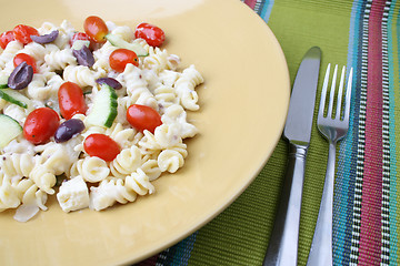 Image showing Pasta Salad Setting