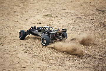 Image showing RC toy car rally