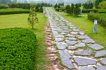 Image showing Garden path