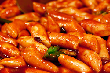 Image showing Tteokpokki (korean traditional rice dish)