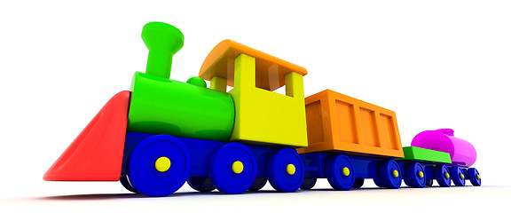 Image showing Toy train