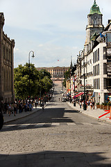 Image showing Karl Johan and royal castle