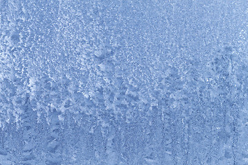 Image showing ice patterns on glass