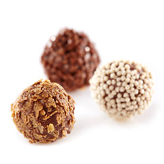 Image showing chocolate truffles  