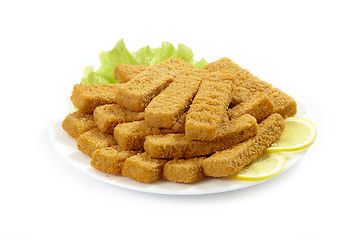 Image showing fish fingers