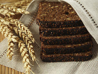 Image showing dark bread