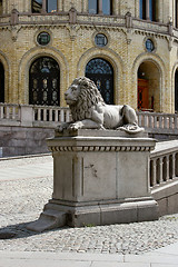 Image showing Parliament Lion