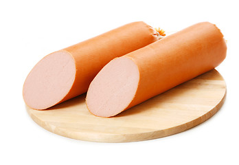 Image showing boiled sausage